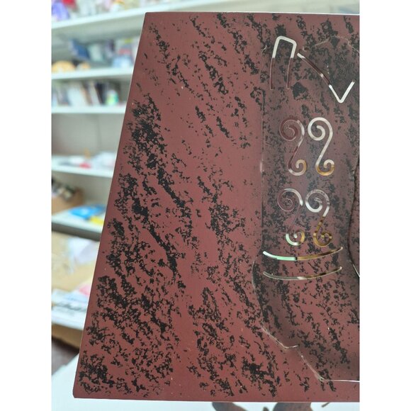 VTG Western Decor Cut Metal Bedside Table Lamp Rodeo Cowboy Boots Calf Roping - Picture 9 of 13